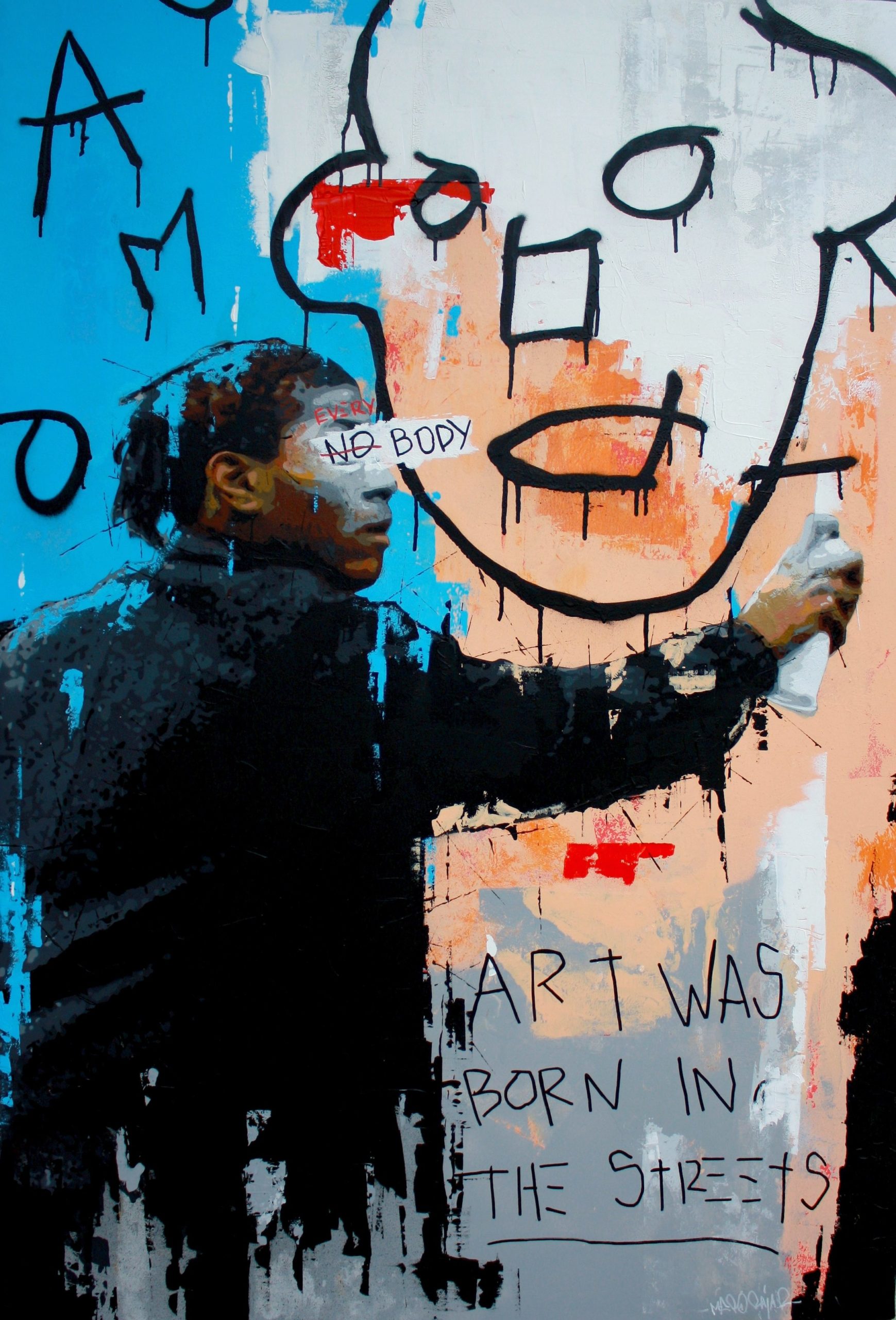 Méro Raja peinture Rémy Rajaona artiste Basquiat